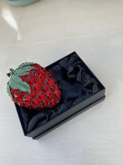 Strawberry Clutch Bag – Cute 3D Acrylic Party Purse for Women
