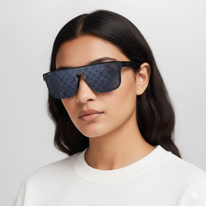 Oversized Shield Sunglasses